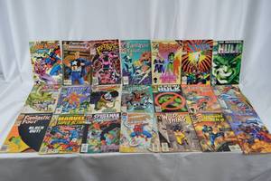 lot 172 image: Lot Of 21 Marvel Comic Books.