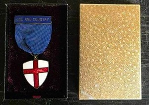 lot 151 image: Vintage God and Country Boy Scout Medal
