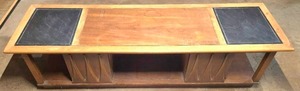 lot 166 image: Hardwood Melamine Coffee table