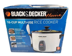 lot 77 image: BLACKDECKER 16-Cup Multi-Use Rice Cooker