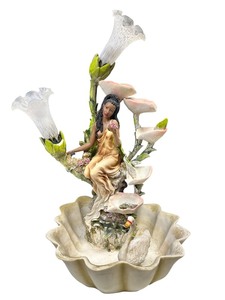 lot 055 image: Goddess Rain LampTabletop Fountain