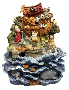 lot 045 image: Noahs Ark Musical Statue Home Decor