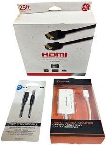 lot 133 image: Electronic Cords Bundle (3)