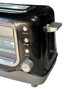 lot 079 image: ClearView Long Slot Toaster See-Through 2-Slice Bagel Toaster, Spot Clean