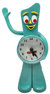 lot 169 image: Vintage Gumby Animated Motion Clock, 13