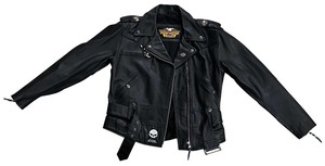 lot 167 image: Harley-Davidson Leather Motorcycle Jacket, Womens Large