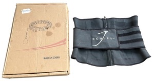 lot 217 image: Excercise Bundle  Smart Weighted Fitness Hoop and Waist Trainer