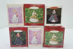 lot 19 image: Hallmark Keepsake Barbie Ornaments (6ct)