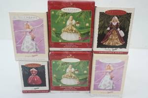 lot 20 image: Hallmark Keepsake Barbie Ornaments (6ct)