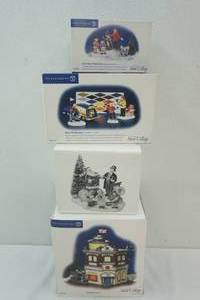 lot 42 image: Department 56 The Original Snow Village Collection (4ct)