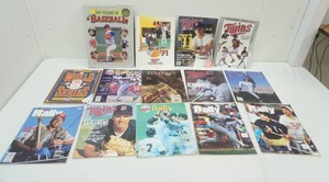 lot 174 image: Vintage Twins Baseball Magazines & 150 Years of Baseball Book