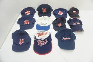 lot 176 image: (11ct) Vintage Twins Baseball Hats