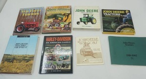 lot 190 image: Vintage John Deere & Harley Davidson Book Lot