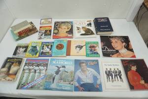lot 191 image: Vintage Books & Magazines Princess Diana, MN Twins, Cats, Sea World, The Death of a President and more