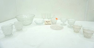 lot 203 image: WEXFORD glassware by Anchor Hocking (12pc)