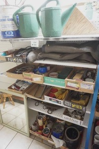 lot 222 image: Large Lot of Hardware and Other Garage and Outdoor items