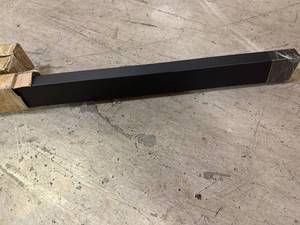 lot 6 image: 3 Pck of 8ft Black Metal Handrails