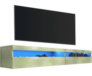 lot 11 image: Green Floating TV Stand