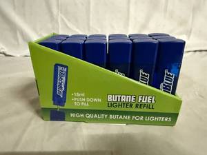 lot 31 image: 18 Pack of Butane Lighter Refills