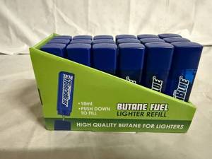 lot 32 image: 18 Pack of Butane Lighter Refills