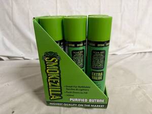 lot 34 image: 6ct of 300ml Purified Butane