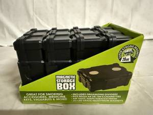 lot 36 image: 4 Pack of Magnetic Storage Boxes