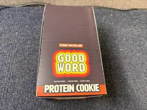 lot 107 image: 12 Pack of Good Word Peanut Butter Chip Protein Cookies