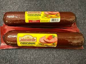 lot 110 image: 2 20oz Sticks of Johnsonville Original Summer Sausage