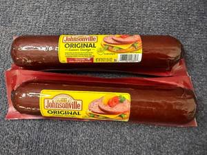 lot 115 image: 2 20oz Sticks of Johnsonville Original Summer Sausage