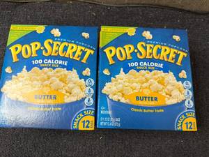 lot 127 image: 2 Packs of Pop Secret 100 Calorie Butter Popcorn