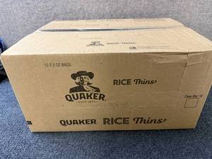 lot 143 image: 12 Bags of Quaker Cocoa Crunch Rice Thins