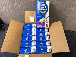 lot 155 image: 12 Cartons of Kraft Not Cheese Mac and Cheese