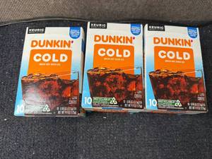 lot 160 image: 3 Packs of Dunkin Cold Brew K Cups