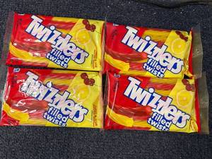 lot 165 image: 4 Bags of Twizzlers Filled Twists