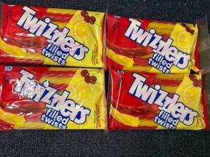 lot 167 image: 4 Bags of Twizzlers Filled Twists