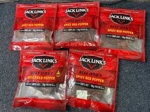 lot 169 image: 5 Bags of Jack Links Beef Jerky