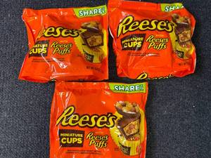 3 Bags of Reese's Minature Cups