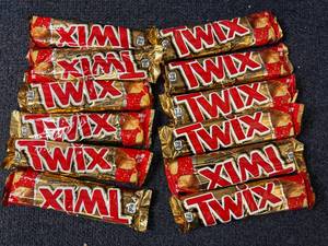 lot 203 image: 12 Bars of Twix