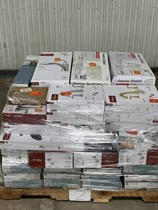 Massive Pallet of Brand Name Faucets, Shower Fixtures, Towel Bars & Bath Hardware  Untouched Wholesale Load (Returns)  Home Improvement
