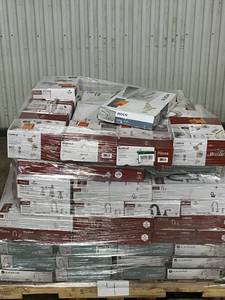 lot 4 image: Massive Pallet of Brand Name Faucets, Shower Fixtures, Towel Bars & Bath Hardware  Untouched Wholesale Load (Returns)  Home Improvement