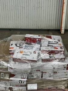 lot 6 image: Massive Pallet of Brand Name Faucets, Shower Fixtures, Towel Bars & Bath Hardware  Untouched Wholesale Load (Returns)  Home Improvement