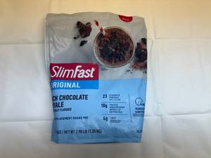 lot 24 image: SSS. 2.98lbs Slimfast Original Meal Replacement(52 servings)