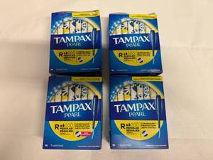 lot 35 image: 4x18ct Tampax Pearl Regular