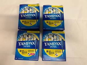 lot 36 image: 4x18ct Tampax Pearl Regular