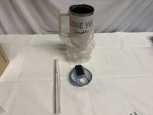 lot 45 image: Love You Daughter 40oz InsulatedTumbler