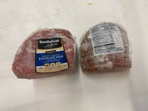 lot 74 image: E. 4.50lbs Smithfield Sliced Boneless Ham-Maple Flavored