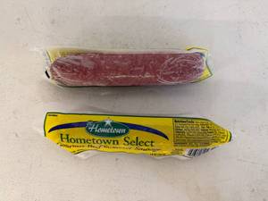 lot 91 image: 10x 5oz Hometown Select Beef Summer Sausage