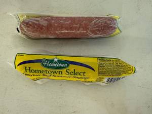 lot 92 image: 10x 5oz Hometown Select Beef Summer Sausage