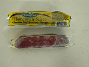 lot 97 image: 10x 5oz Hometown Select Beef Summer Sausage