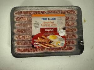 lot 109 image: A. 6x 12oz Orignal Breakfast Sausage Links